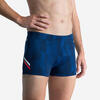 Zwemboxer voor heren Fiti blauw wit rood