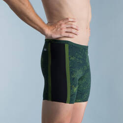 Swimming Long Boxers Yoko Green / Black / Lime Green