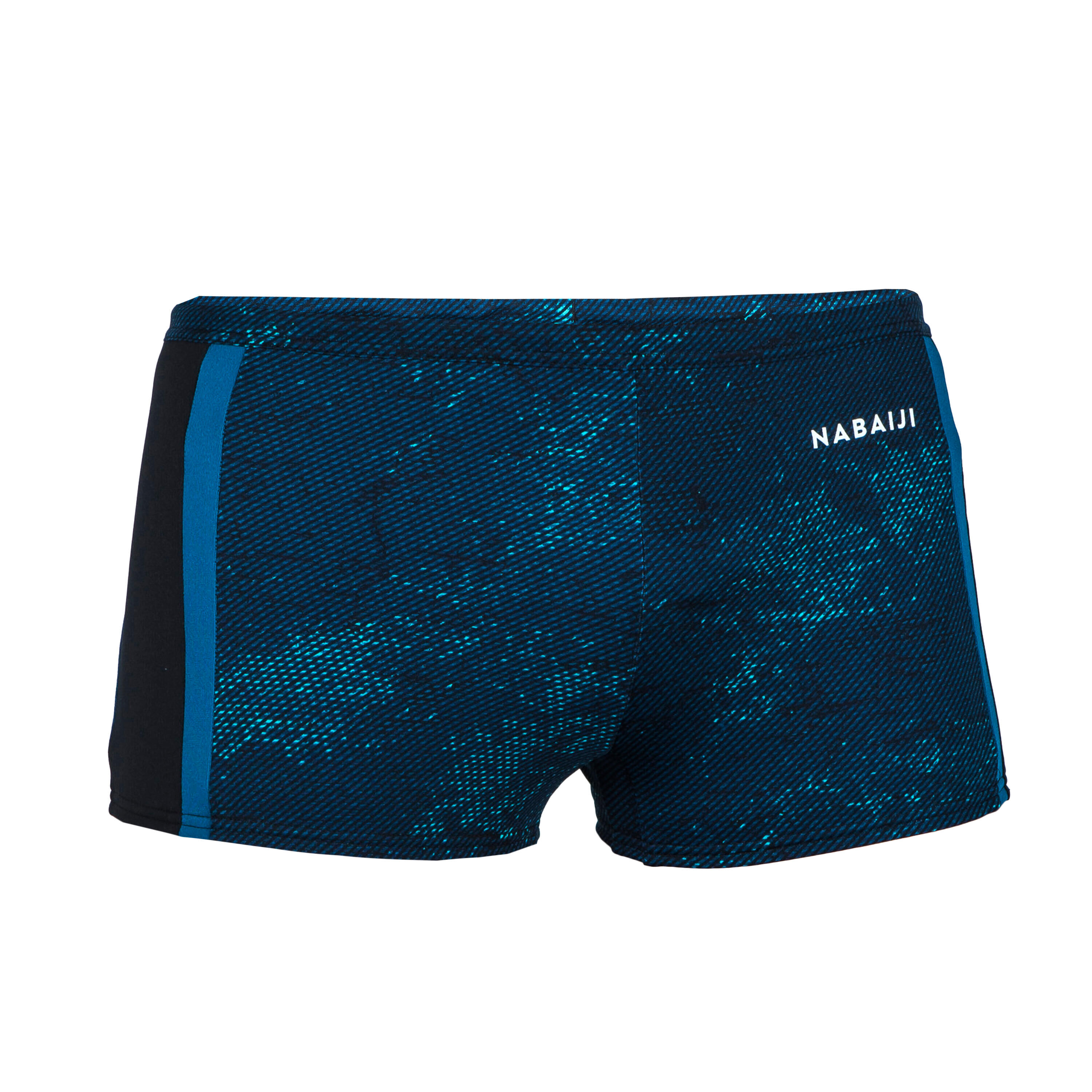 NABAIJI Men's Swimming Boxers - Yoko - Black/Blue