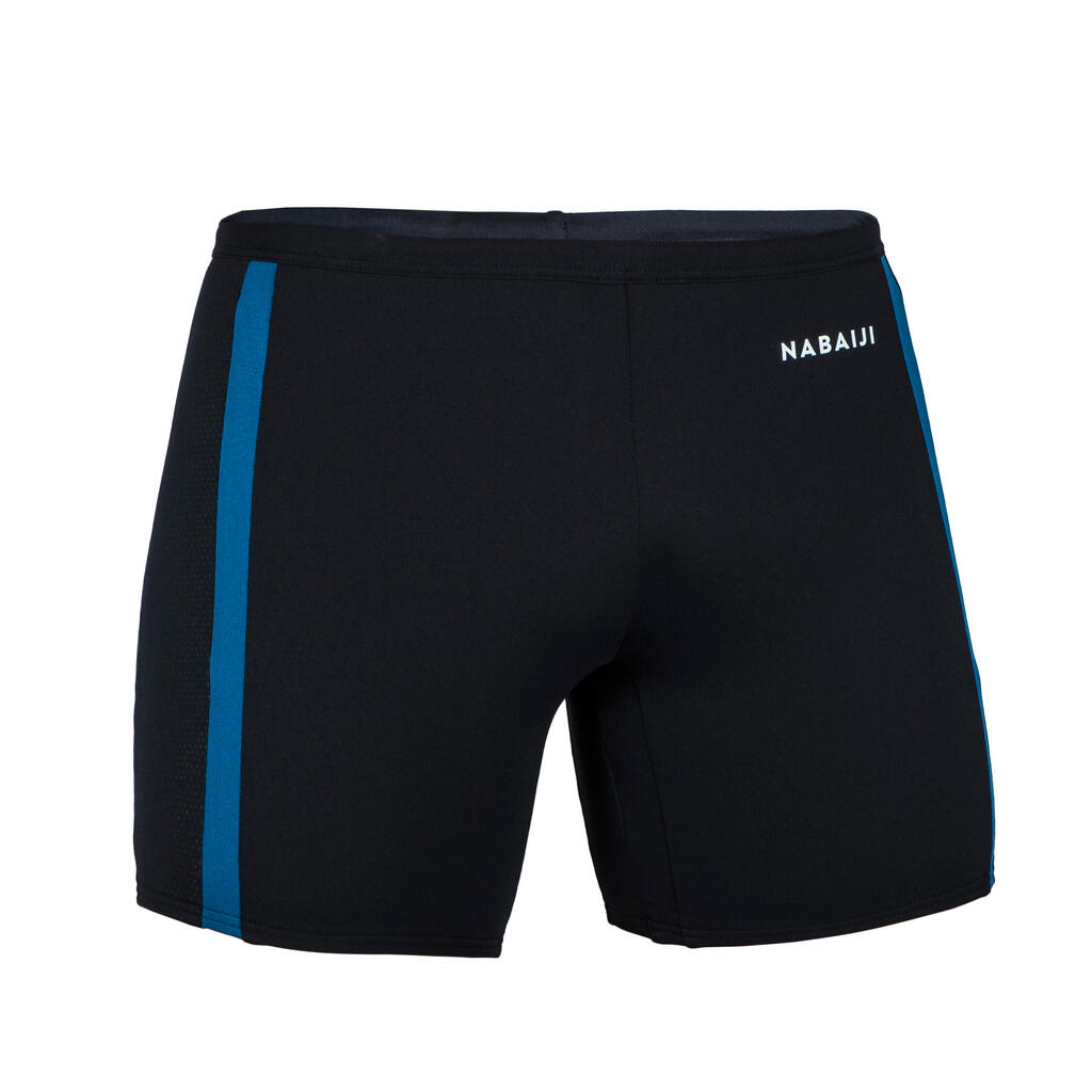 Men's Swimming Boxers - Yoko - Black/Grey/Blue