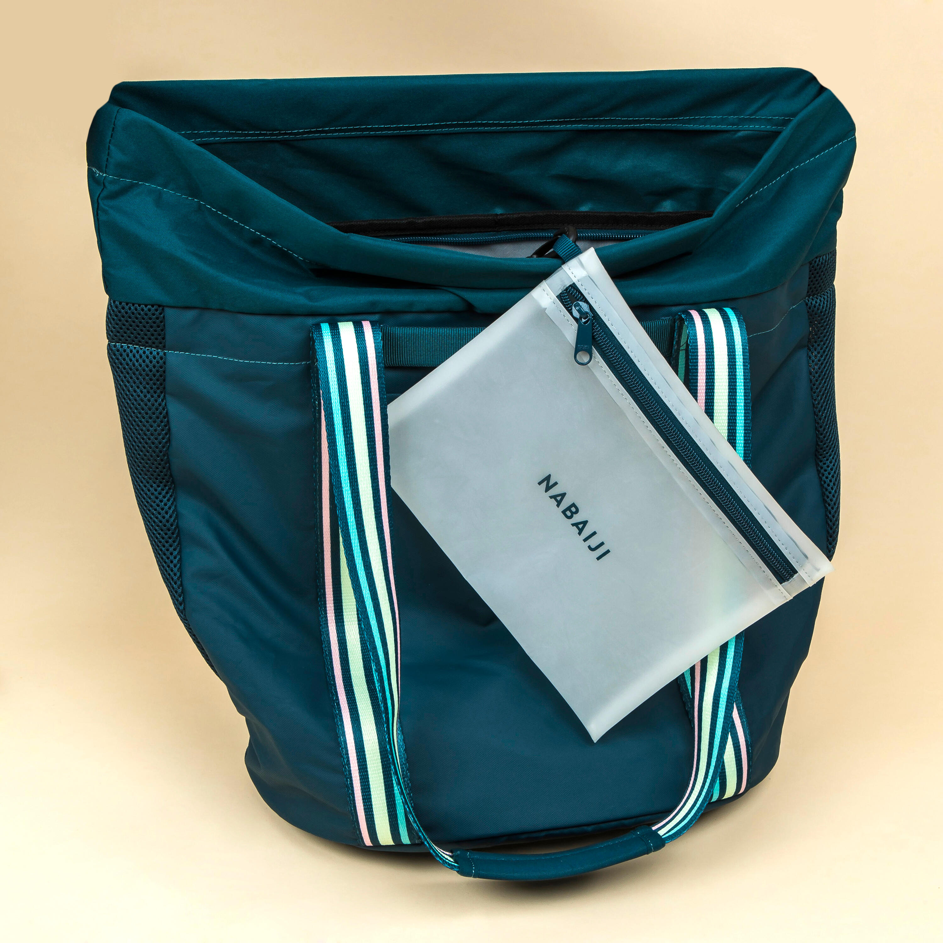 Bolso Natacion 27 litros Turquesa