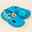 Calçado de Natação Clog 500 Criança Tigre Azul
