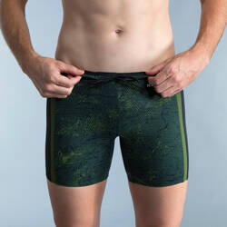 Swimming Long Boxers Yoko Green / Black / Lime Green