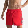 100 BASIC MEN'S SWIMMING SHORTS -RED /  BLUE