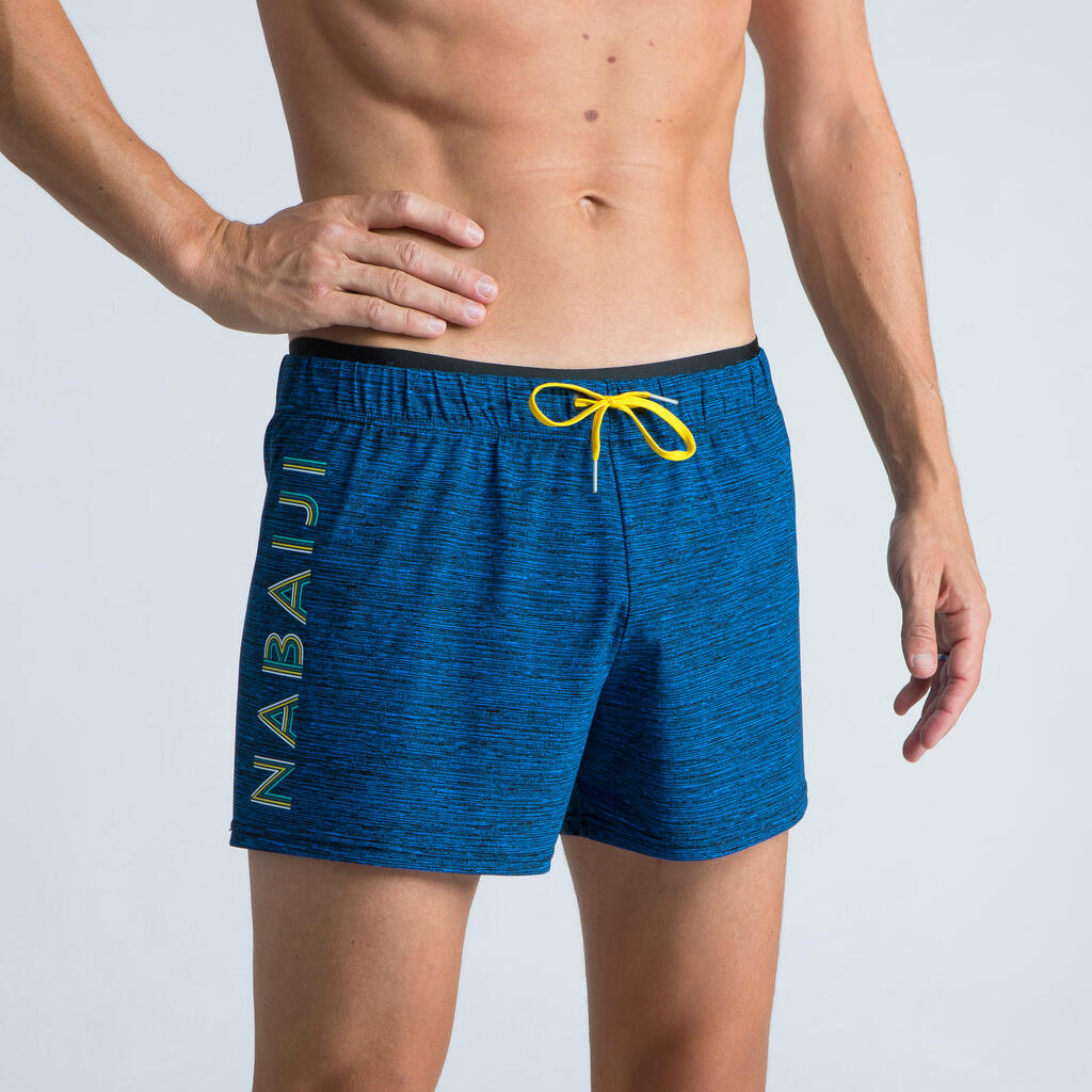 Badehose Schwimmshorts kurz 100 Herren All Chin blau 