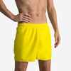 100 BASIC MEN'S SWIMMING SHORTS - YELLOW / WHITE