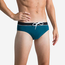 Slip De Bain Natation Homme - Slip 100 Pep - Rouge Bleu