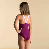 Girls' 1-piece swimsuit Vega - Purple, WA Swimmers