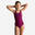 Maillot de Bain de Natation 1 Pièce Fille Basic violet