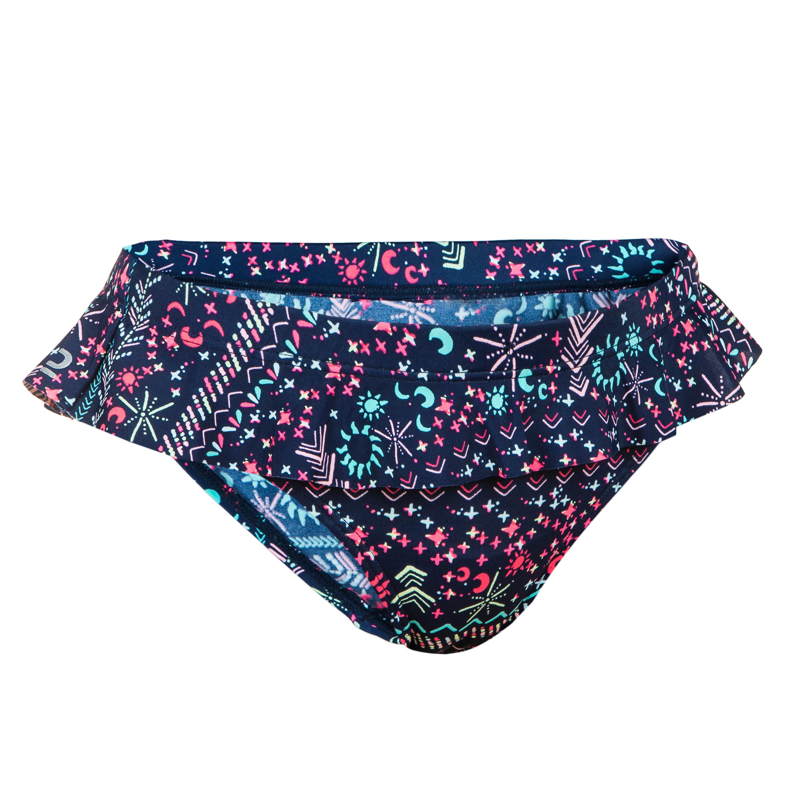 Girls’ Swimming Swimsuit Bottoms Lila - Blue 6/6