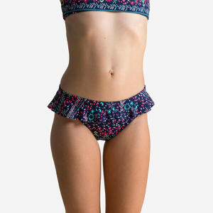 Braguita Bikini Natación 100 Lila Luna Niña Azul Faldita