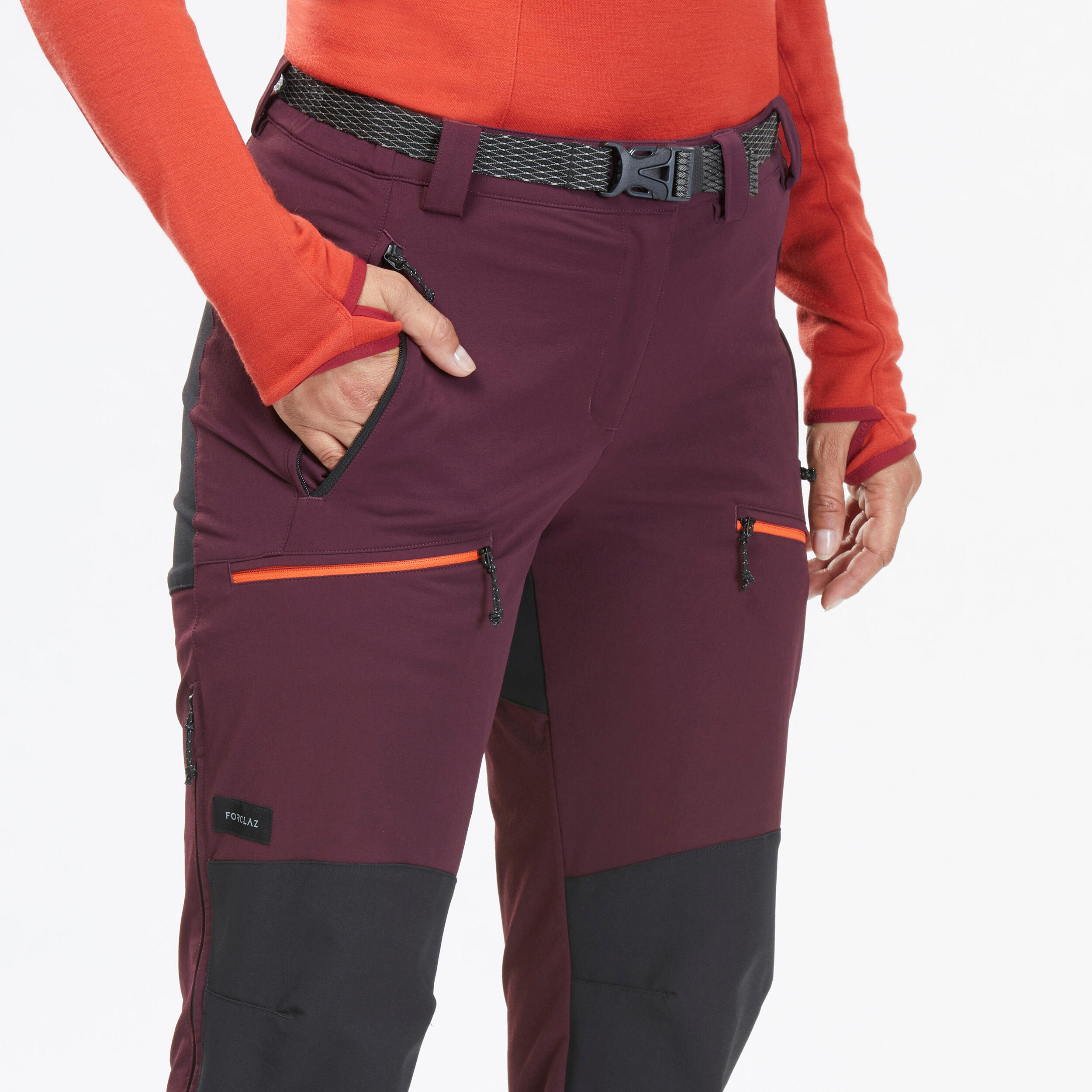 pantalones trekking invierno mujer decathlon