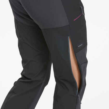 Water-repellent mountain trekking trousers - MT900 - Women's