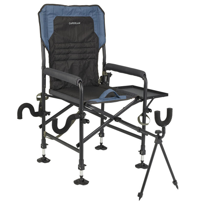 Krzesło wędkarskie składane Caperlan Essenseat 500 Comfort