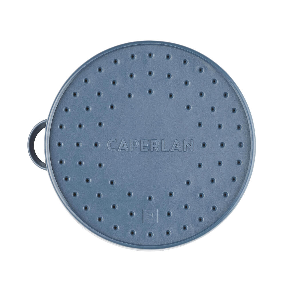 ROUND BAIT BOX 80MM DIAMETER WITH A LID WITH HOLES LVB 0.2L