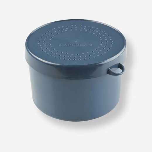 LVB ROUND BAIT BOX WITH A LID WITH HOLES 130 MM DIAMETER 0.5 L