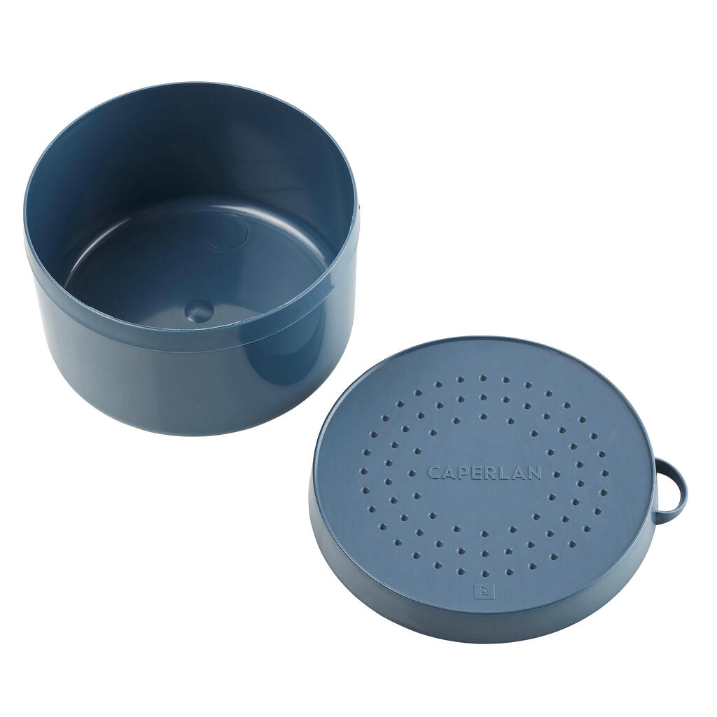 LVB ROUND BAIT BOX DIAMETER WITH A LID WITH HOLES 100 MM 0.25 L