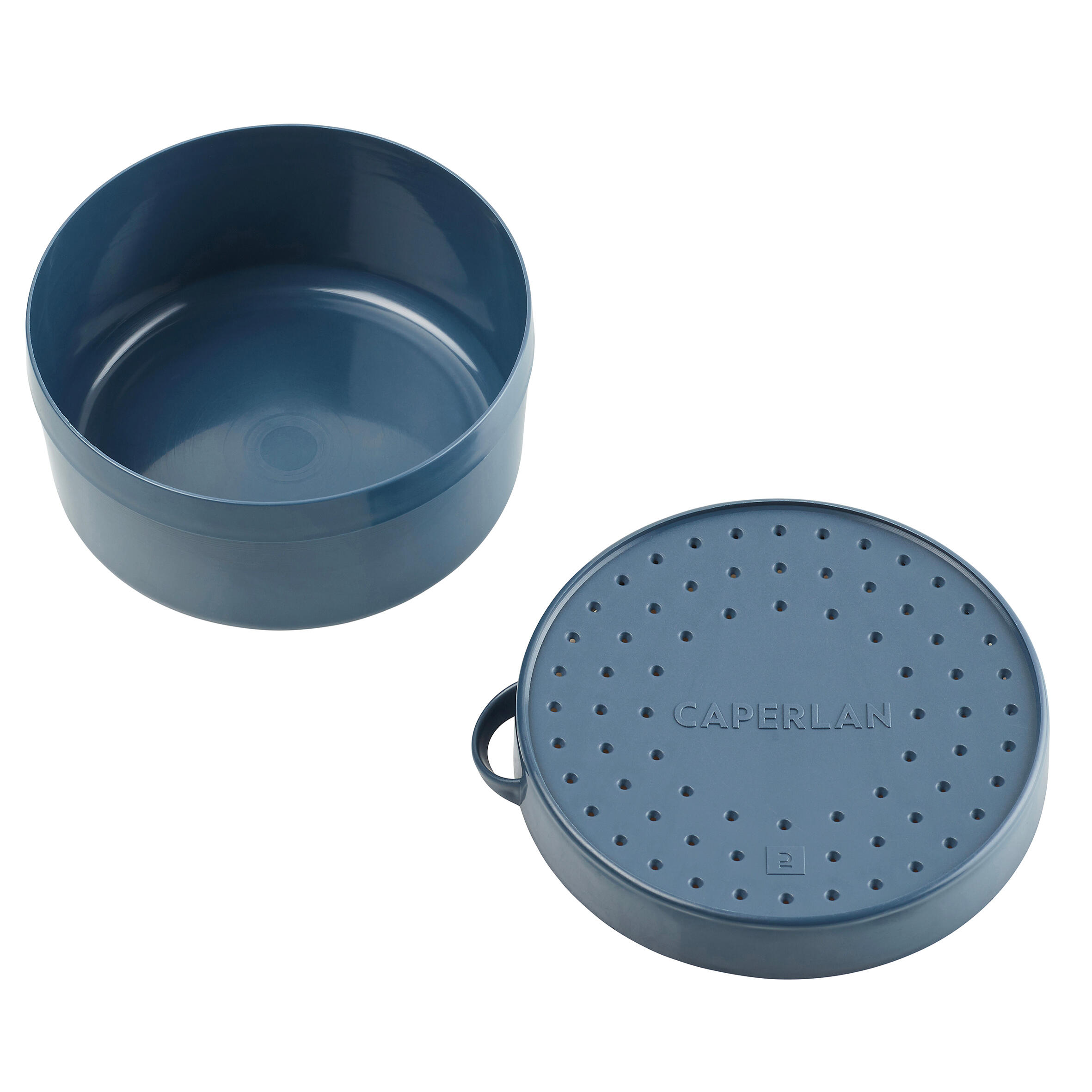 ROUND BAIT BOX 80MM DIAMETER WITH A LID WITH HOLES LVB 0.2L 2/4