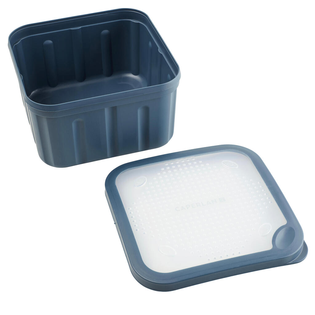 SQUARE BAIT BOX WITH PERFORATED LID LVB 1.5 L SQ