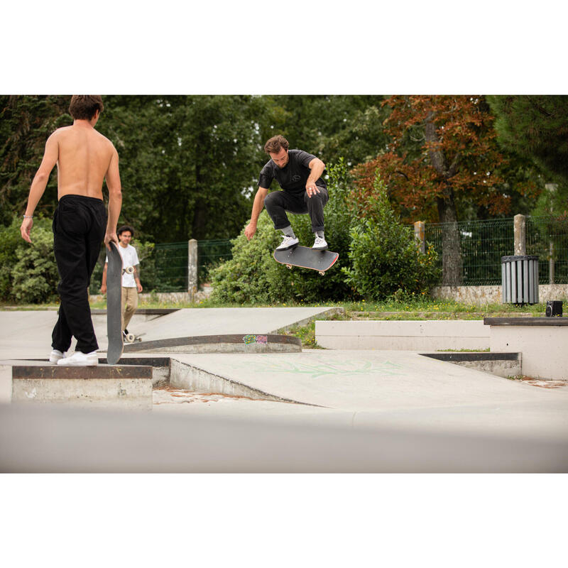 Încălțăminte skateboard VULCA 500 II Alb-Negru Adulți 