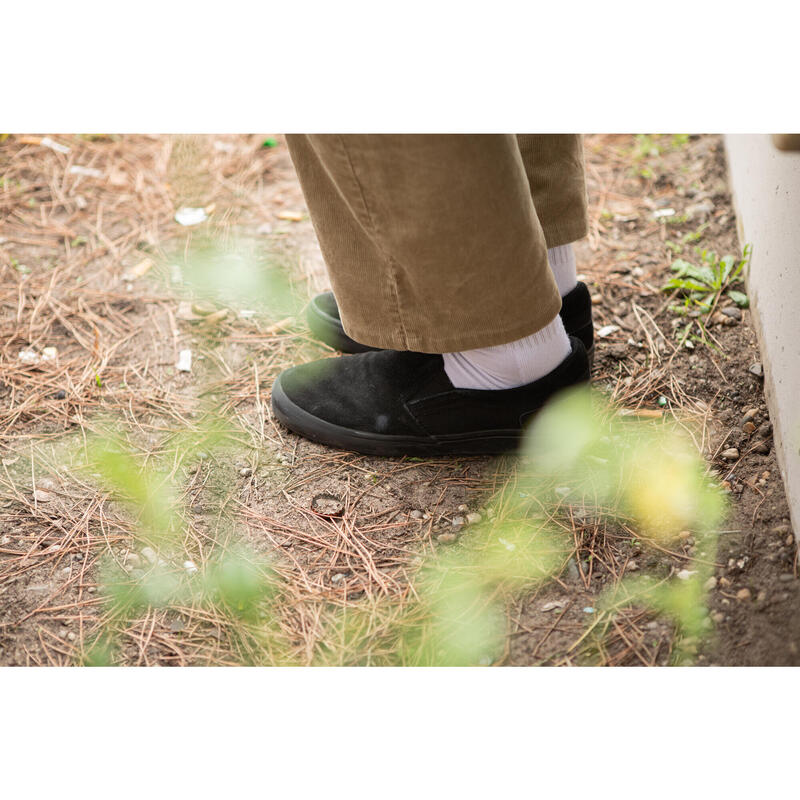 Yetişkin Kaykay Ayakkabısı - Siyah - VULCA 500