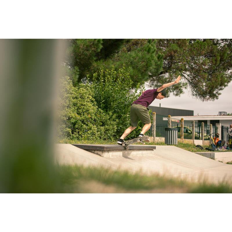 Gevulkaniseerde skateschoenen volwassenen Vulca 500 II zwart wit