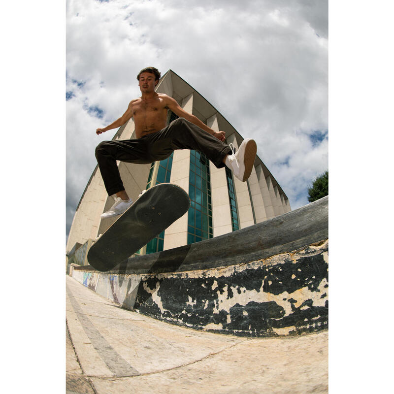 Încălțăminte skateboard VULCA 500 II Alb Adulți 