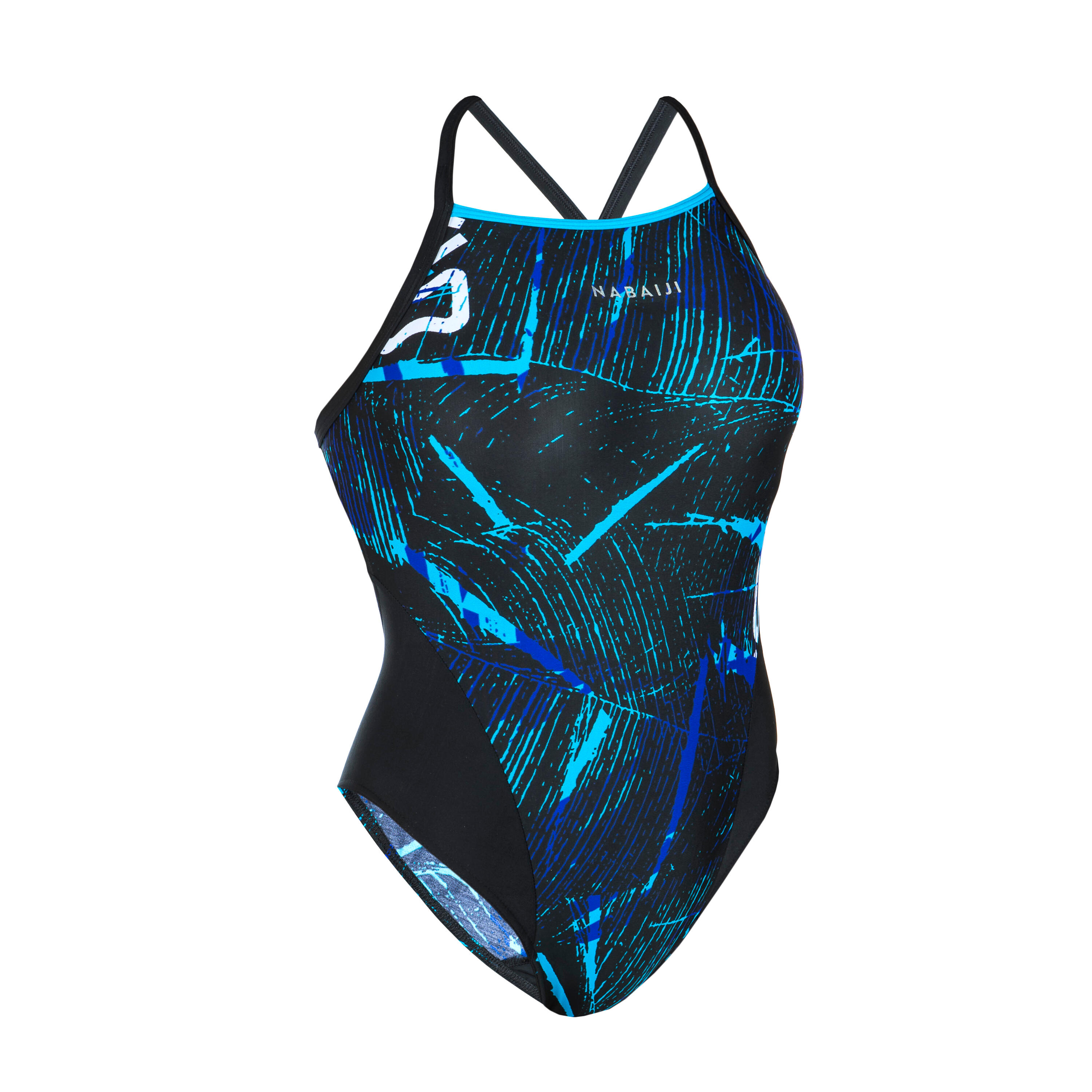 Women's One-Piece Swimming Swimsuit Lexa Koli - Black And Blue 7/8