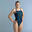 Maillot De Bain De Natation Femme Une Pièce Lexa Koli Noir Et Bleu