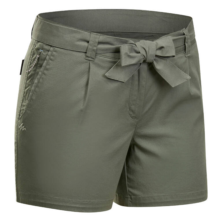 Women hiking shorts nh100 khaki