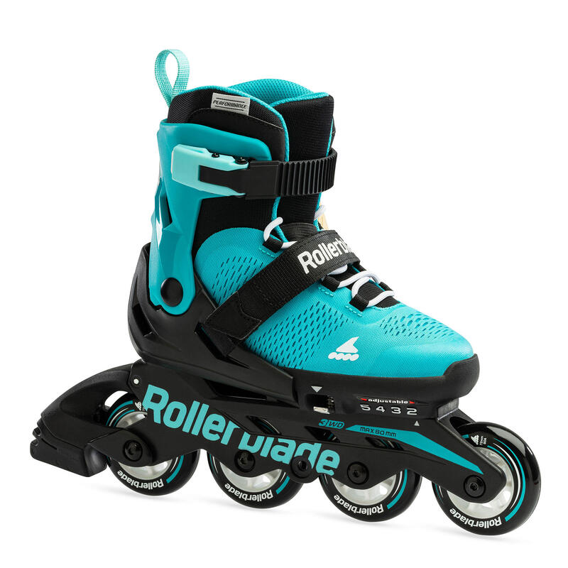 ROLLER FITNESS ENFANT ROLLERBLADE MICROBLADE BLEU/NOIR