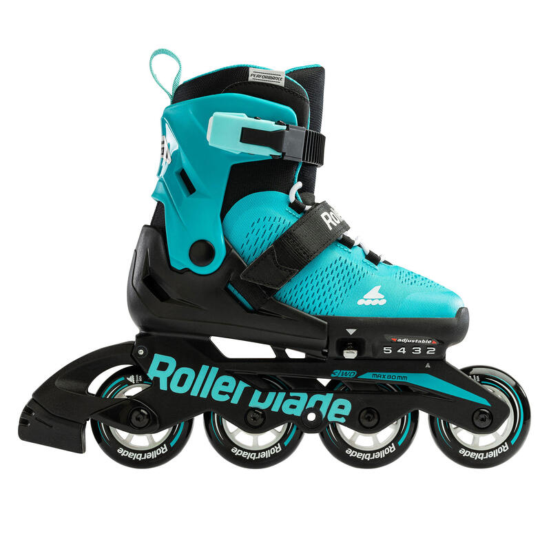 Inline-Skates Inliner Fitness Rollerblade Microblade Kinder blau/schwarz 