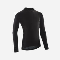Crna biciklistička majica kratkih rukava - osnovni sloj ESSENTIAL