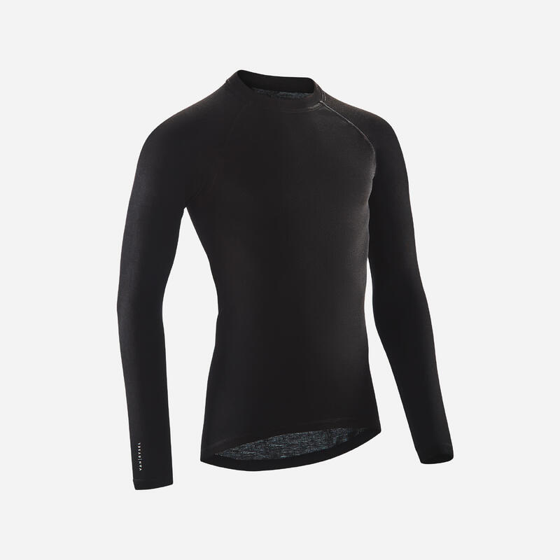 FIETSONDERSHIRT ESSENTIAL zwart