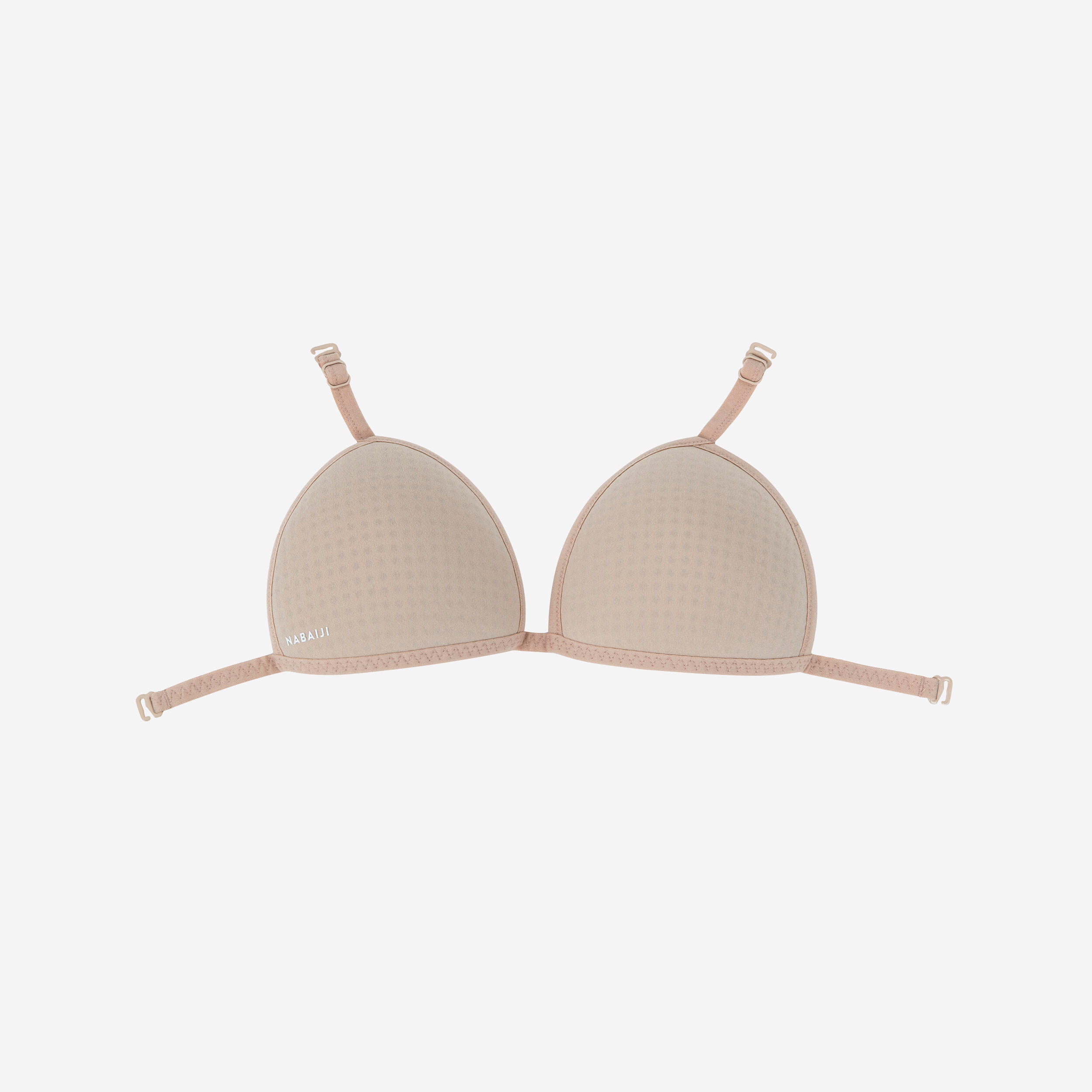 NABAIJI Women’s swimming swimsuit top removable cups beige