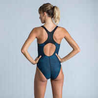 Women's 1-piece swimsuit - Kamyleon ALL FLU blue