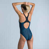 Women's 1-piece swimsuit - Kamyleon ALL FLU blue