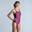 Maillot de Bain de Natation une pièce femme Kamyli ALL FLU rouge