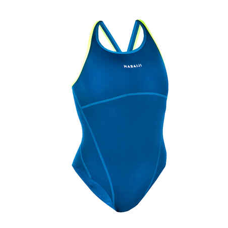 Bañador Mujer natación deportivo azul. Hasta T. 48