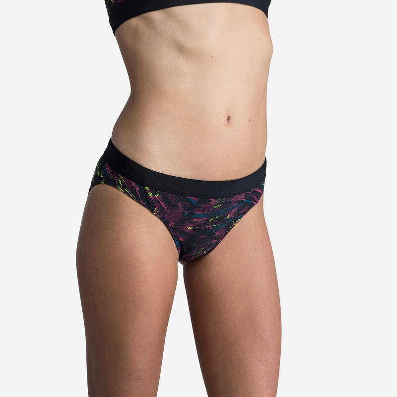 Braguita natación Mujer Nabaiji negro menta