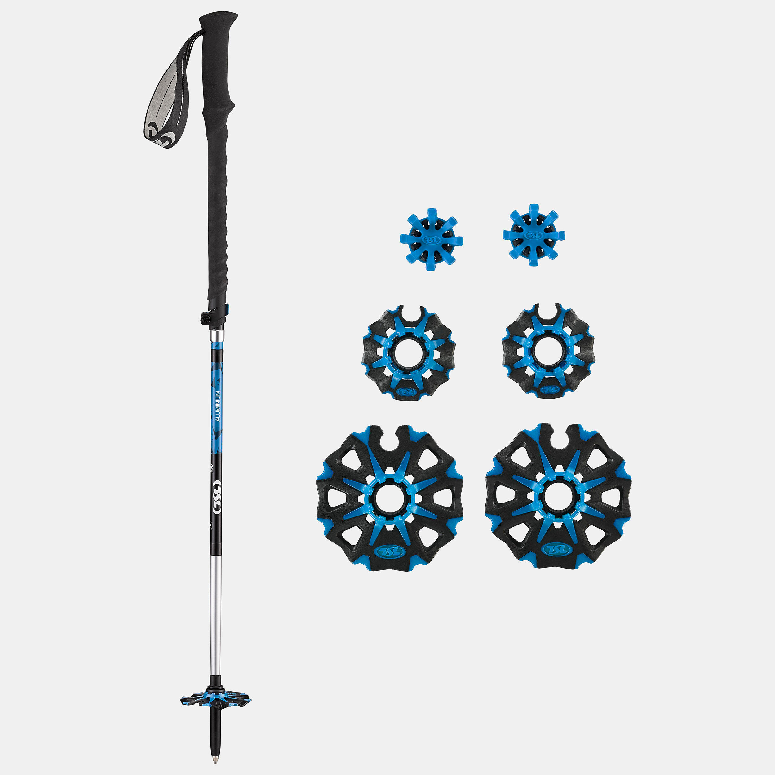 2 Hiking Poles - TSL TOUR ALU 5 CROSS - 3/7