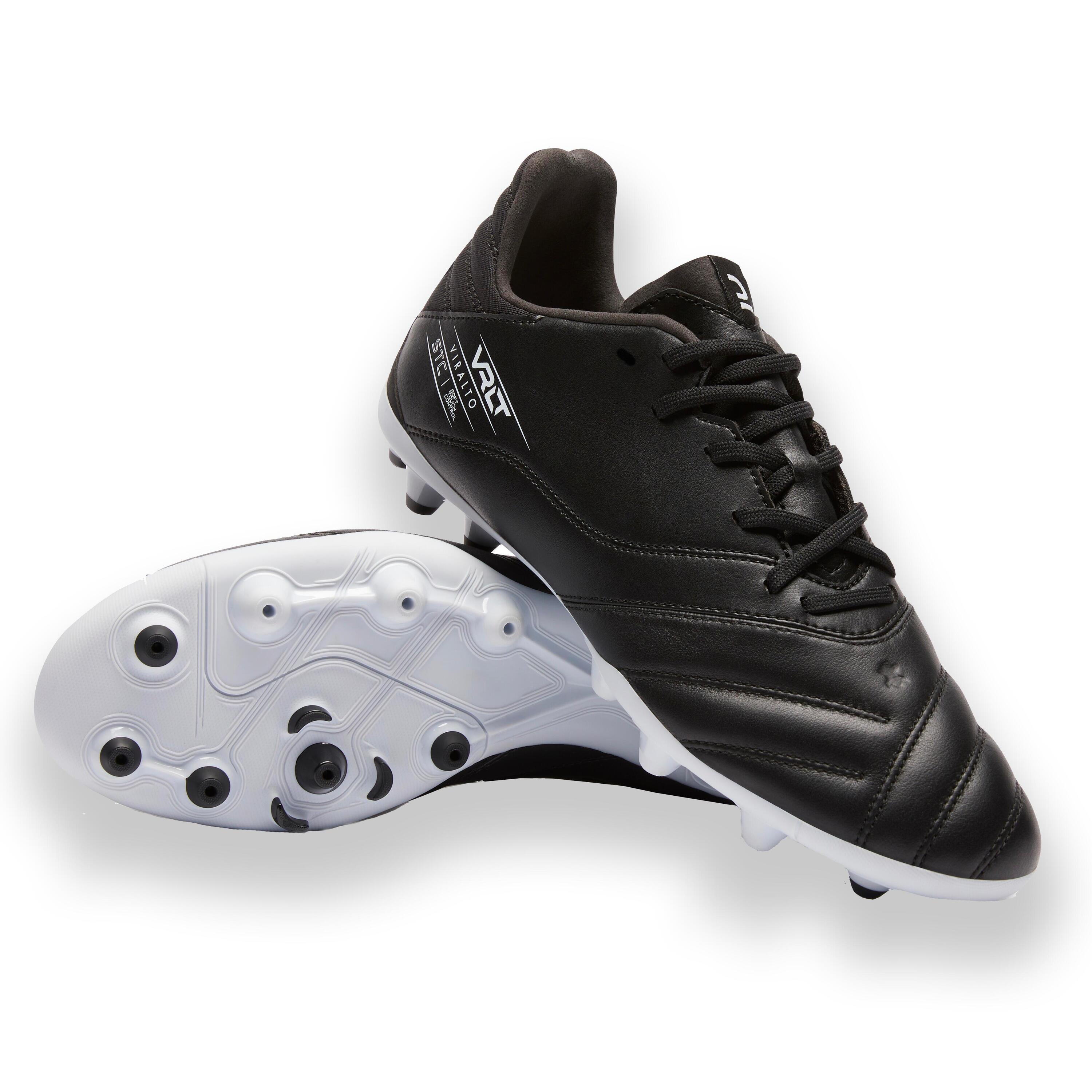 CHUTEIRAS DE FUTEBOL VIRALTO II COURO MG PRETO 2/9