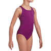 Maillot de bain de natation 1 pièce fille Leony violet