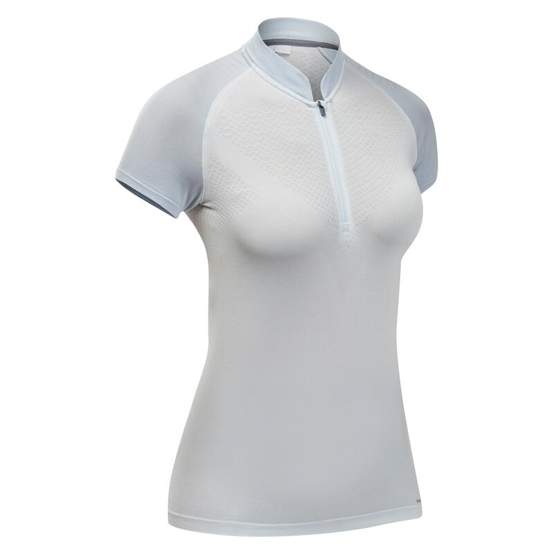 T-shirt trekking donna MH900 grigio chiaro