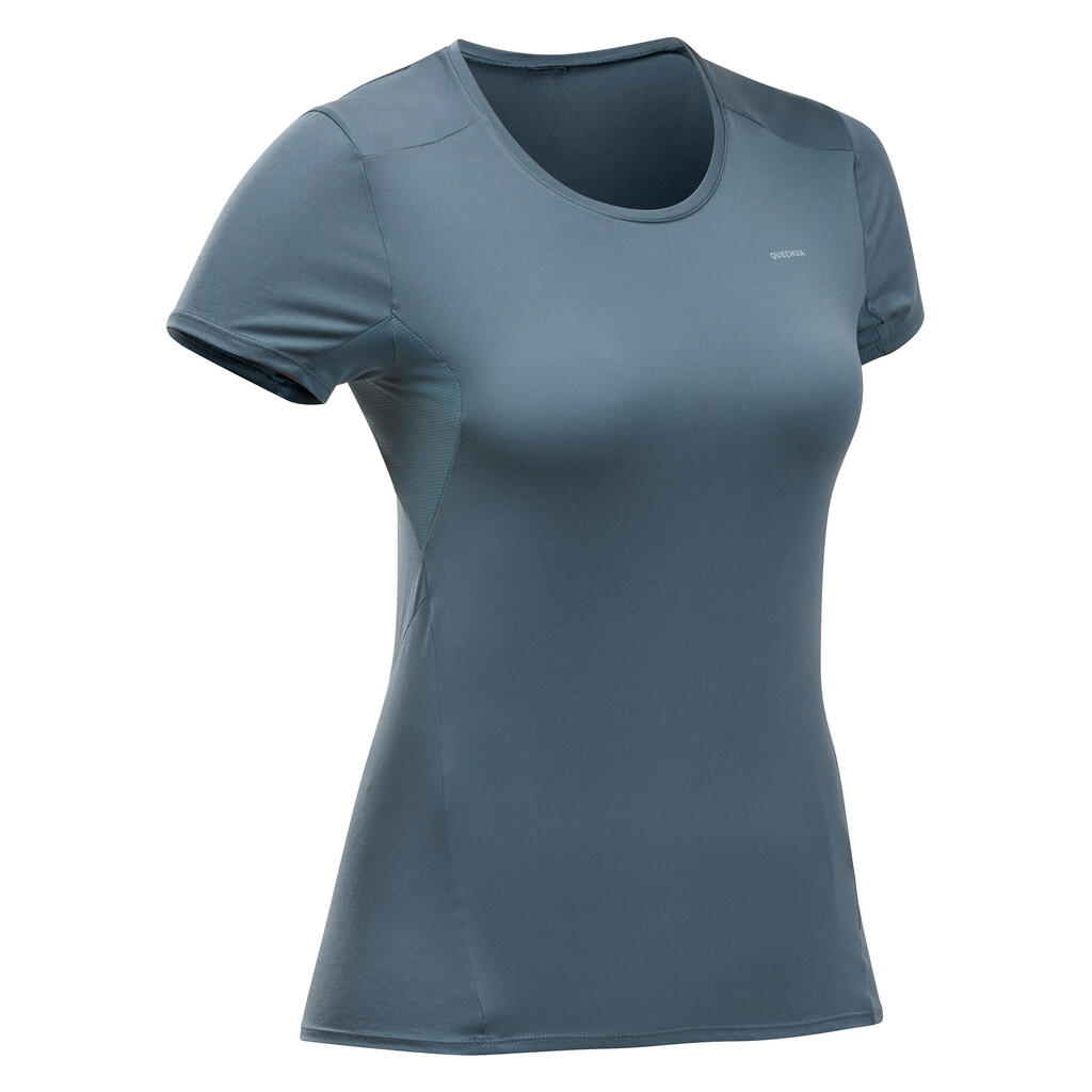 T-shirt manches courtes de randonnée montagne - MH100 - Femme