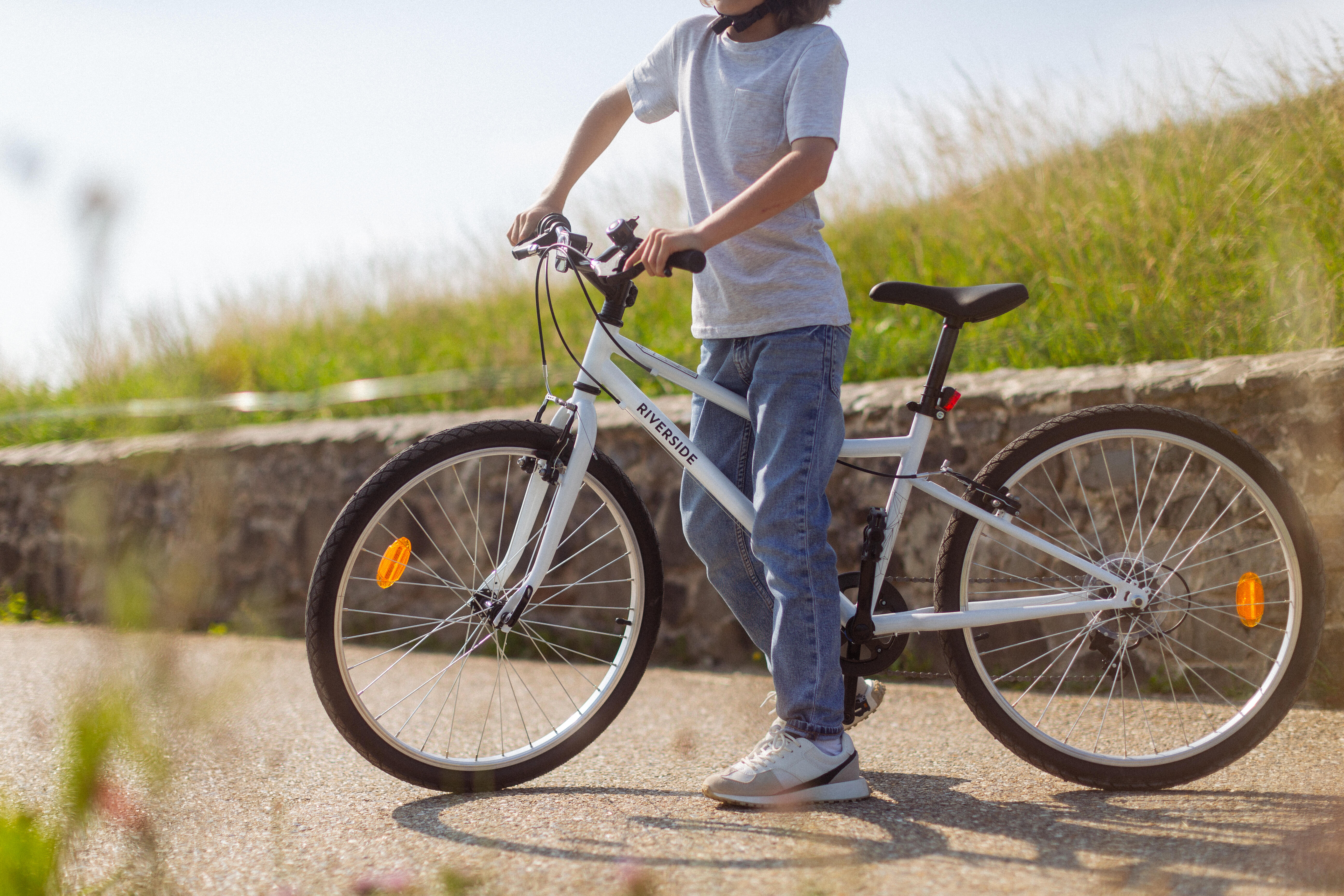 Vélo hybride enfant 24 po, Riverside 100, 9-12 ans - BTWIN