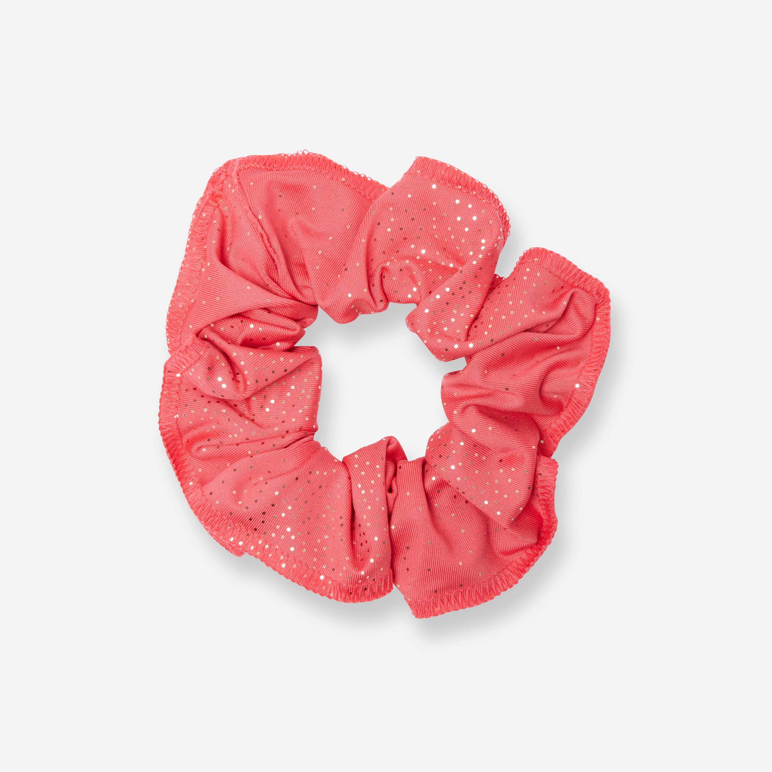 Women's sequin gymnastic scrunchie, pink