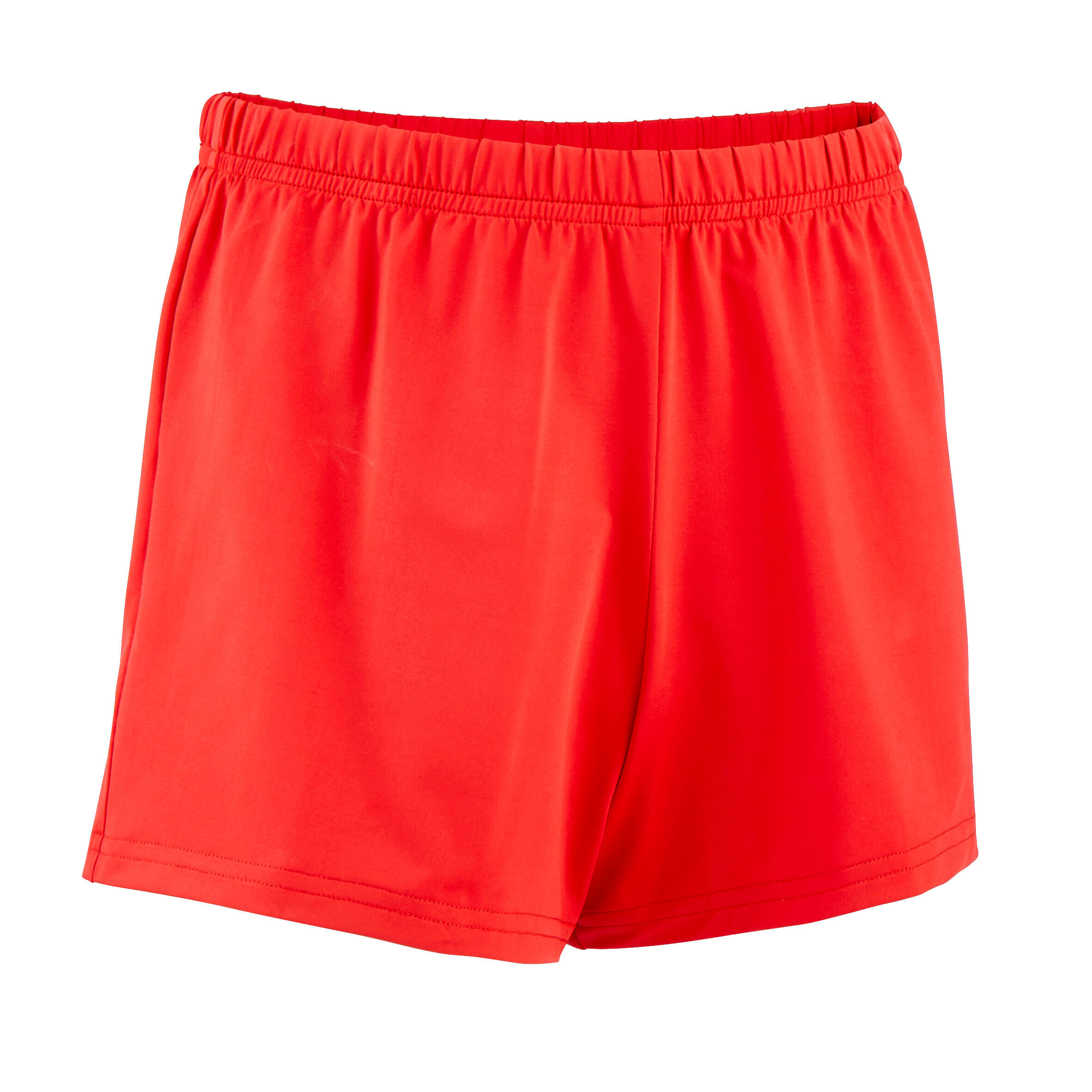 DOMYOS Boys' Gymnastics Shorts - Red