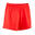 Short gym garçon rouge