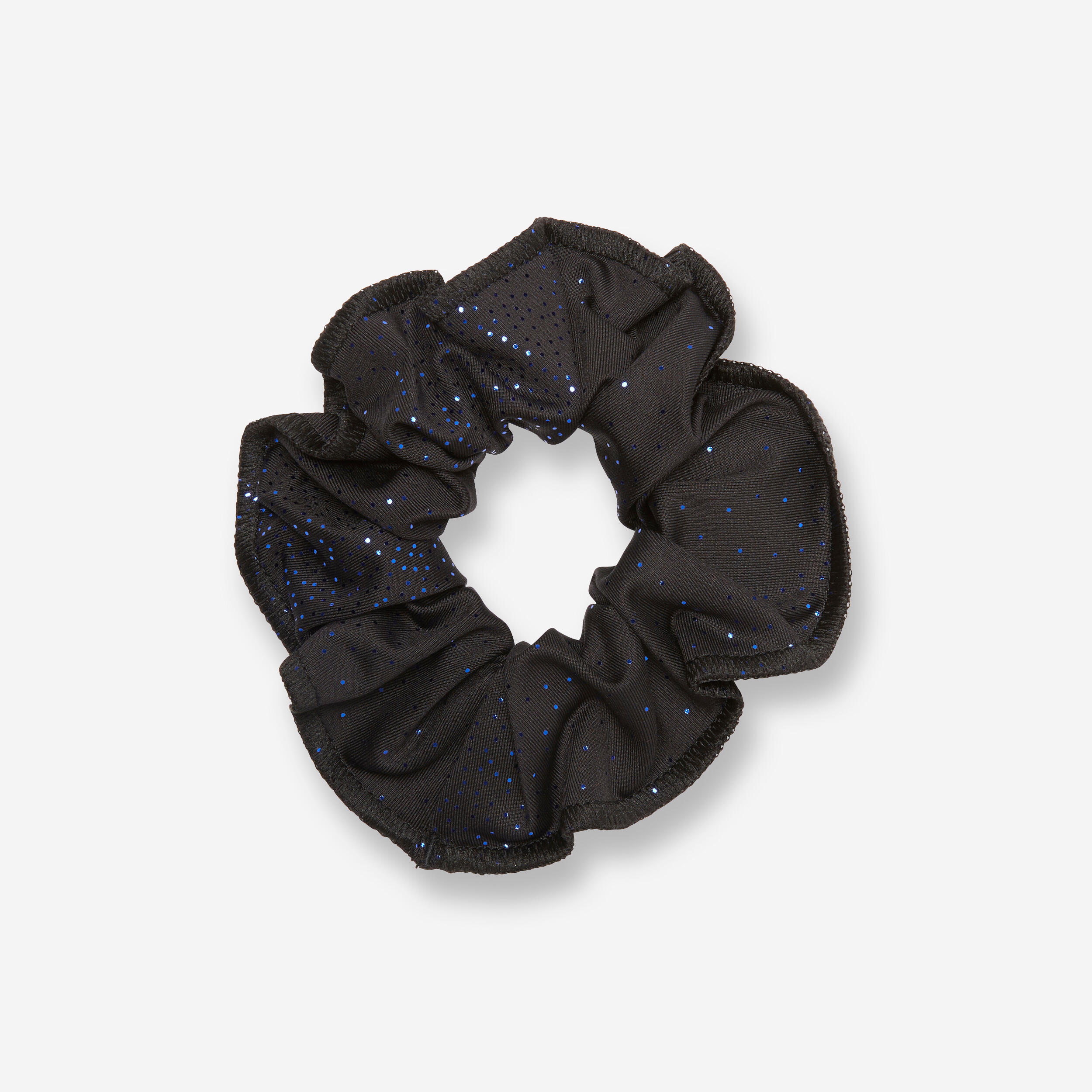 Scrunchie da ginnastica con paillettes da donna, nero